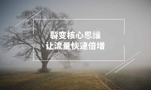 裂变思维营销模式，如何用裂变思维布局，打造你的核心竞争力